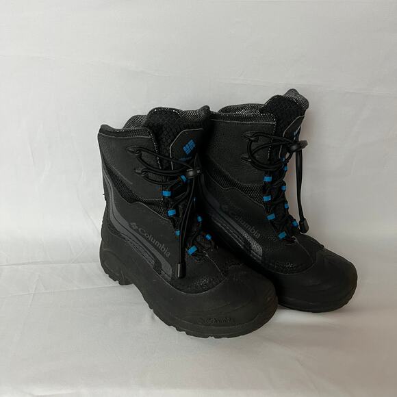 Columbia Black Winter Bugaboot Plus Omni-Heat Boots Unisex Youth Size 4 - Picture 1 of 9